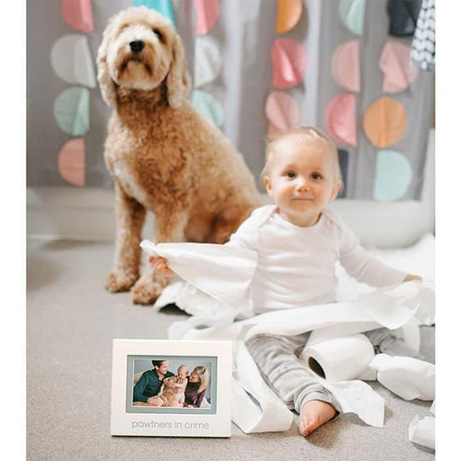 Pearhead® - Pearhead Baby Sentiment Photo Frame - Pawtners in Crime