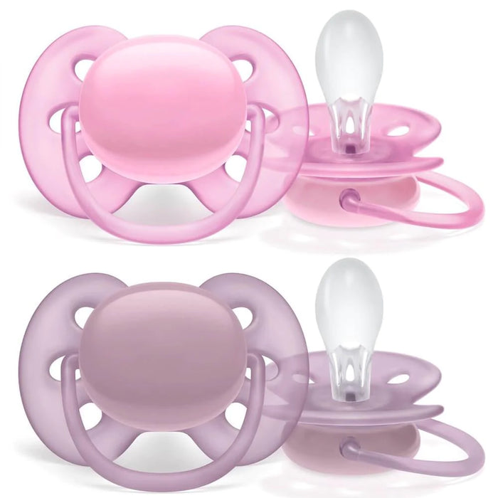 Philips Avent® - Philips Avent Ultra Soft Pacifier 6-18m Pink 2PK
