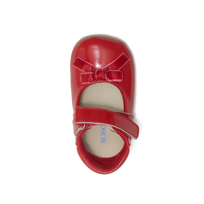 Robeez® - Robeez First Kicks - Velvet Bow Red Patent