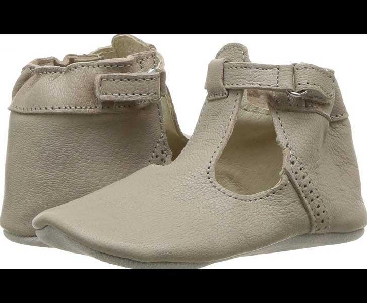 Robeez® - Robeez Penny T-Strap Taupe First Kicks