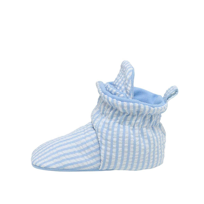 Robeez® - Robeez Snap Bootie-Seersucker Light Blue