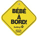 Safety 1st® - Safety 1st® "Baby on Board" / "Mom to Be" - 2 Sided Foam Car Sign - French