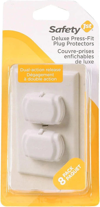 Safety 1st® - Safety 1st® Deluxe Press-Fit Plug Protectors (8 Pack)