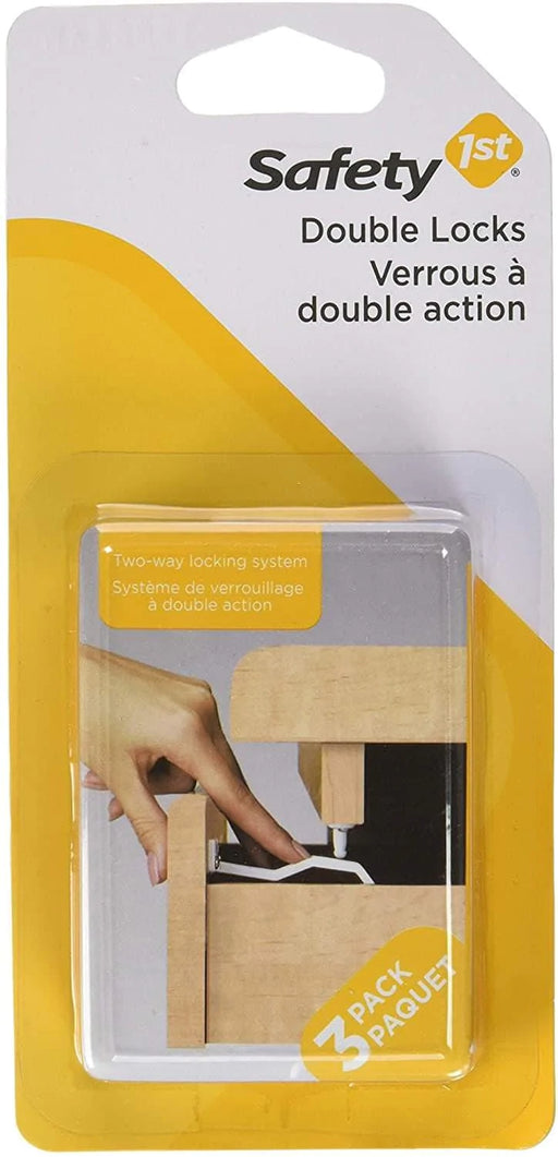 Safety 1st® - Safety 1st® Double Locks - For Cabinets (3 Pack)