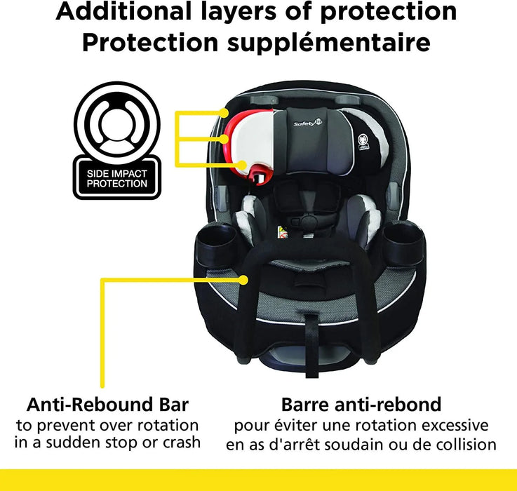 Safety 1st® - Safety 1st® Grow and Go 3-in-1 Convertible Car Seat with anti-rebound bar