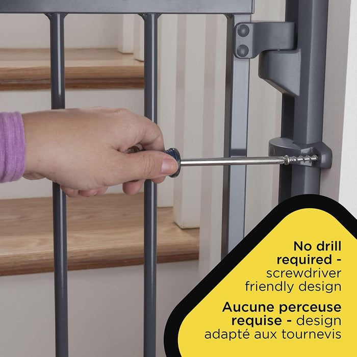 Safety 1st® - Safety 1st Ready to Install Gate - Grey