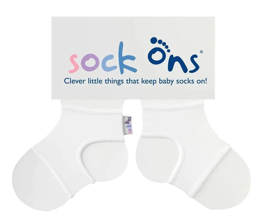 Sock Ons® - Sock Ons White - Keeps baby's socks on