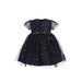 Sweet Kids® - Sweet Kids® Infant Girls Navy Sparkly Dress SKB762