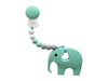 Teether Toy - Tiny Teethers Toy - Mint Elephant