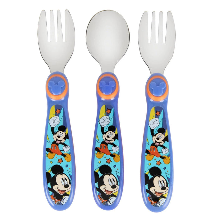 The First Years® - The First years Disney Mickey Mouse Toddler Forks and Spoon Set - 3 Pieces