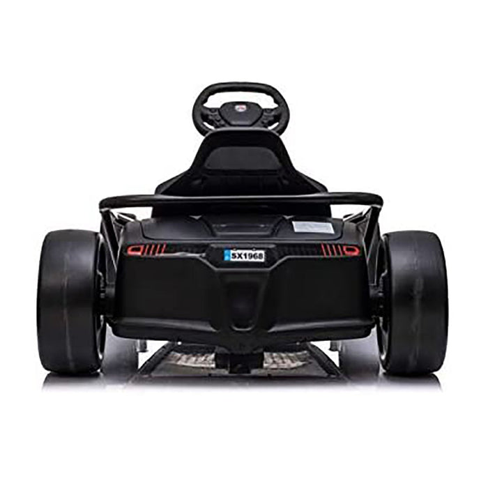 Voltz Toys Kids Single Seater GoKart Outdoor Racer Drifter with Seat Belt 24V High-Speed