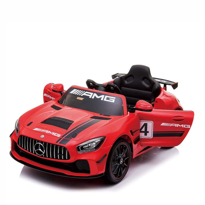 Voltz Toys - Voltz Toys 12V Single Seater Kids Car Licensed Mercedes-Benz AMG GT4 with MP4