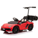 Voltz Toys - Voltz Toys 12V Single Seater Kids Licensed Lamborghini Aventador SVJ with Hoverboard