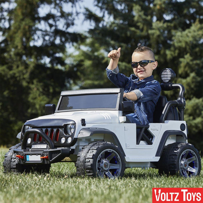 Voltz Toys - Voltz Toys Kids Double Seater Jeep Wrangler with Remote Control 12V