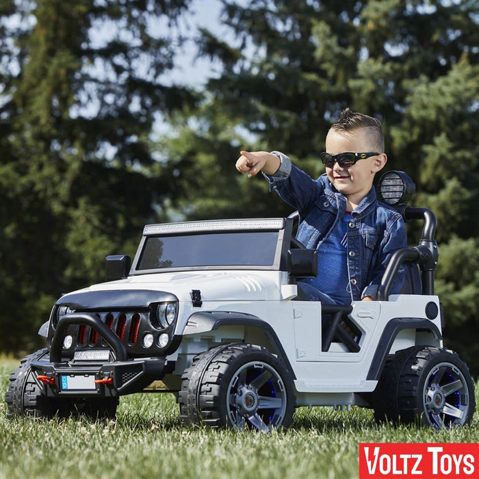 Voltz Toys - Voltz Toys Kids Double Seater Jeep Wrangler with Remote Control 12V