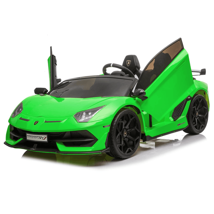 Voltz Toys - Voltz Toys Kids Double Seater Lamborghini Aventador SVJ High Speed Drifter Toy Car 24V