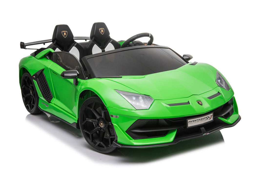 Voltz Toys - Voltz Toys Kids Double Seater Lamborghini Aventador SVJ High Speed Drifter Toy Car 24V