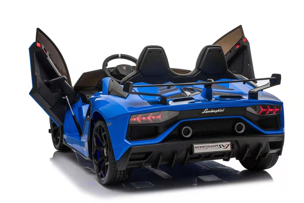 Voltz Toys - Voltz Toys Kids Double Seater Lamborghini Aventador SVJ High Speed Drifter Toy Car 24V