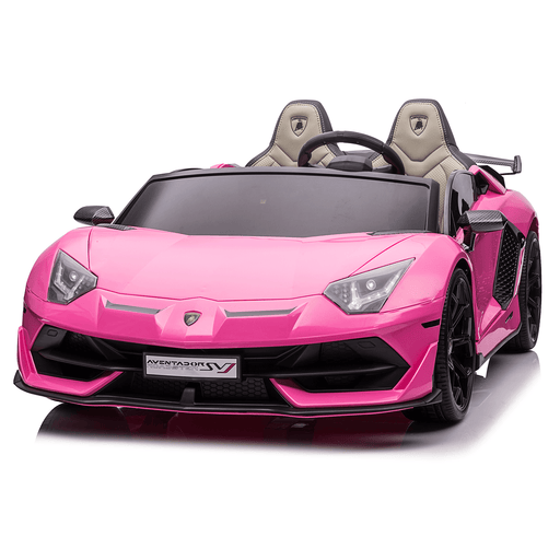 Voltz Toys - Voltz Toys Kids Double Seater Lamborghini Aventador SVJ High Speed Drifter Toy Car 24V