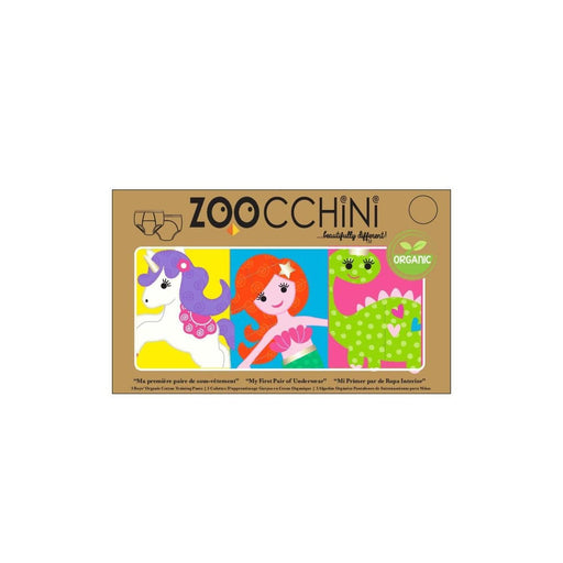 Zoocchini® - Zoocchini Organic Cotton 3 Piece Potty Training Pant Set - Fairy Tails 3T/4T